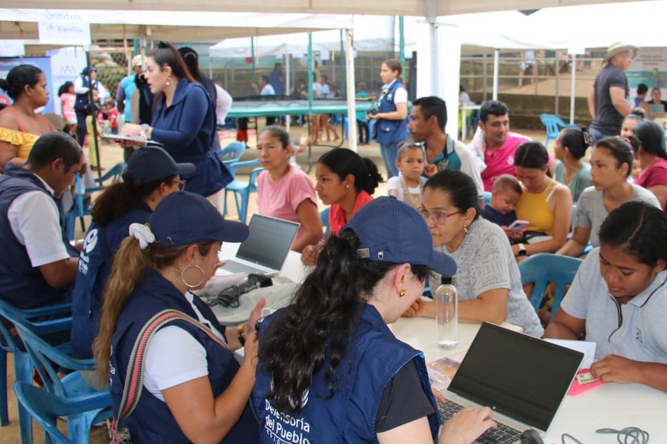 Defensoría en tu comunidad llevó su oferta institucional a la vereda El Alacrán (Puerto Libertador, Córdoba)