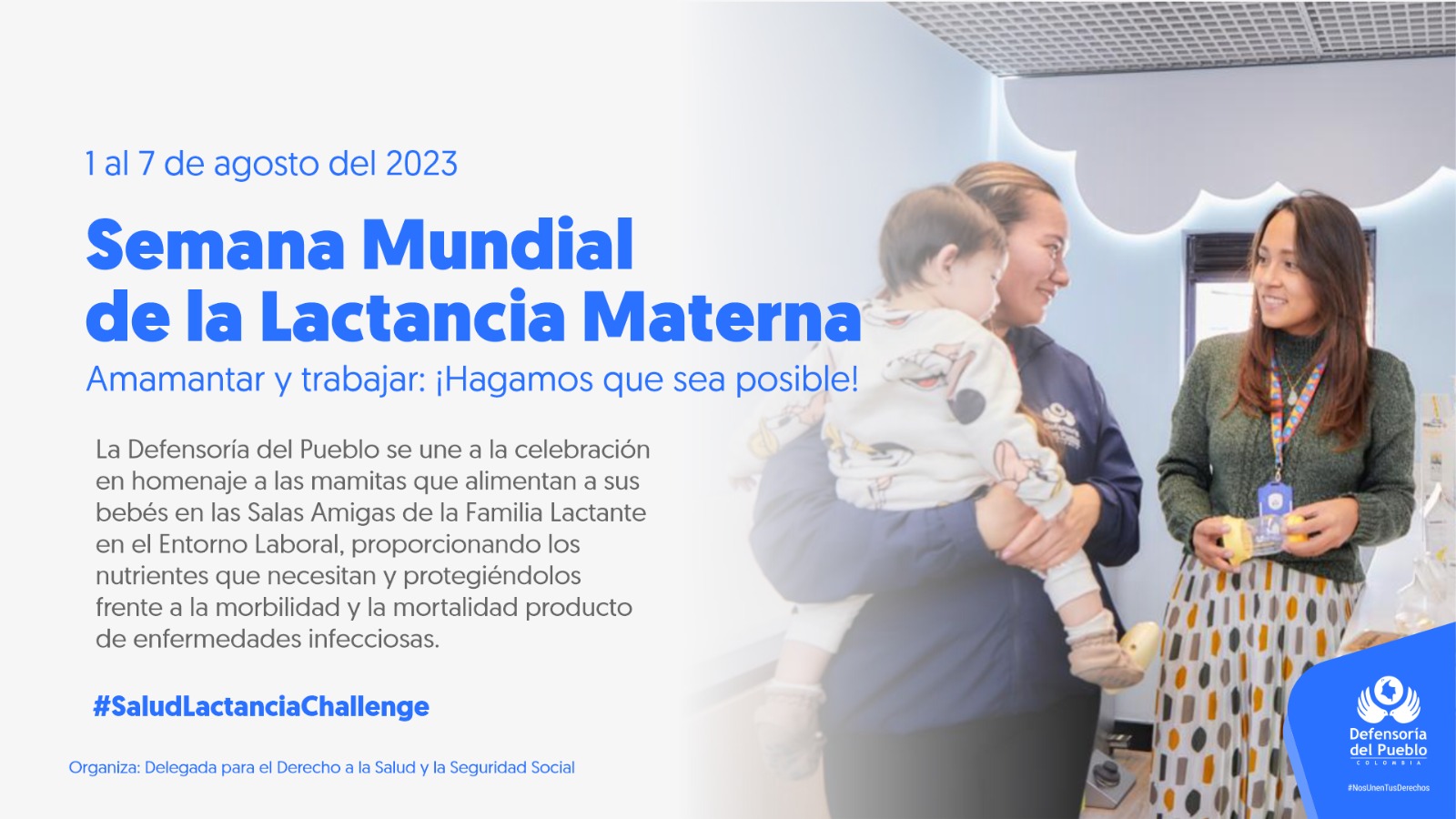 Semana Mundial de la Lactancia Materna: Defendiendo derechos esenciales de maternidad 