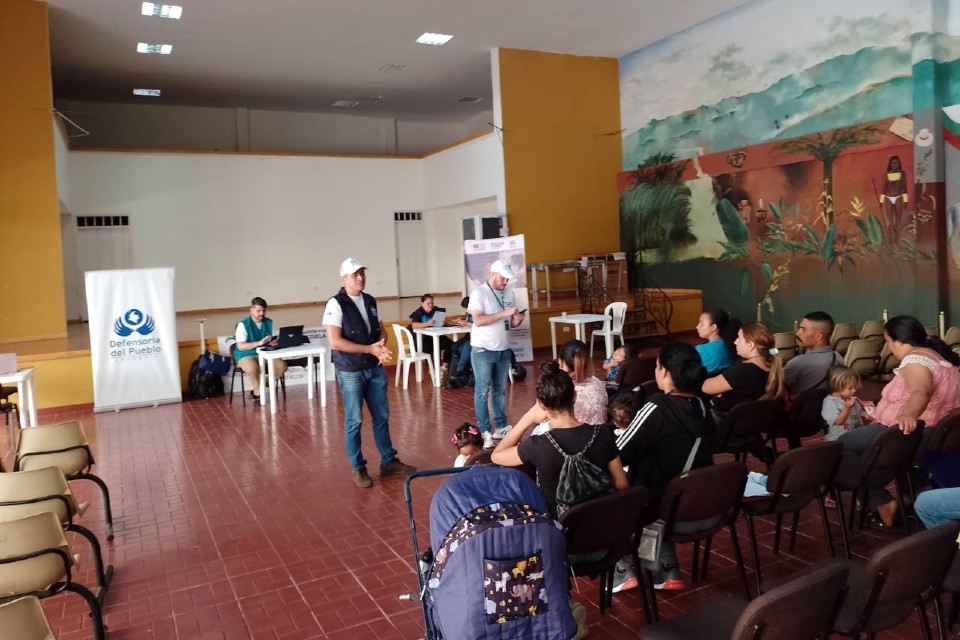 Población de Caicedonia (Valle) se beneficia con nueva jornada de atención migrante 