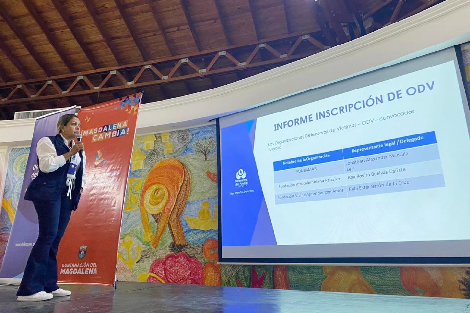 Mesa Departamental de Víctimas del Magdalena, elegida en Santa Marta con acompañamiento de la Defensoría del Pueblo
