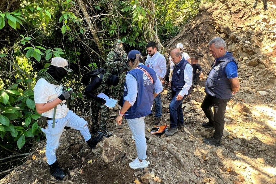 Autodefensas Conquistadoras de la Sierra Nevada (ACSN) entregaron, a misión humanitaria, dos jóvenes que tenían en su poder