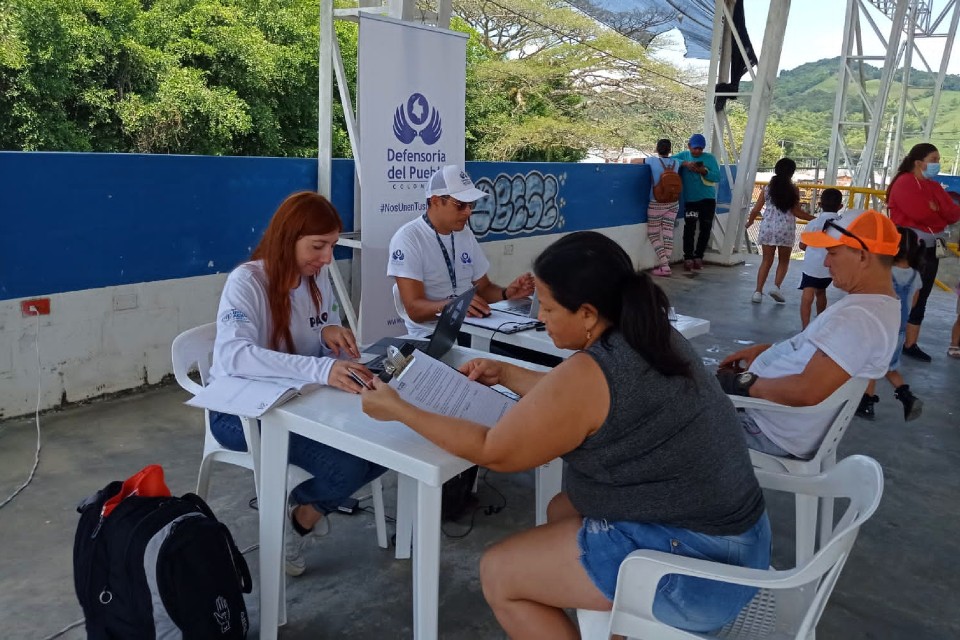 Defensoría realiza jornadas de atención a población migrante en municipios del norte y centro del Valle 
