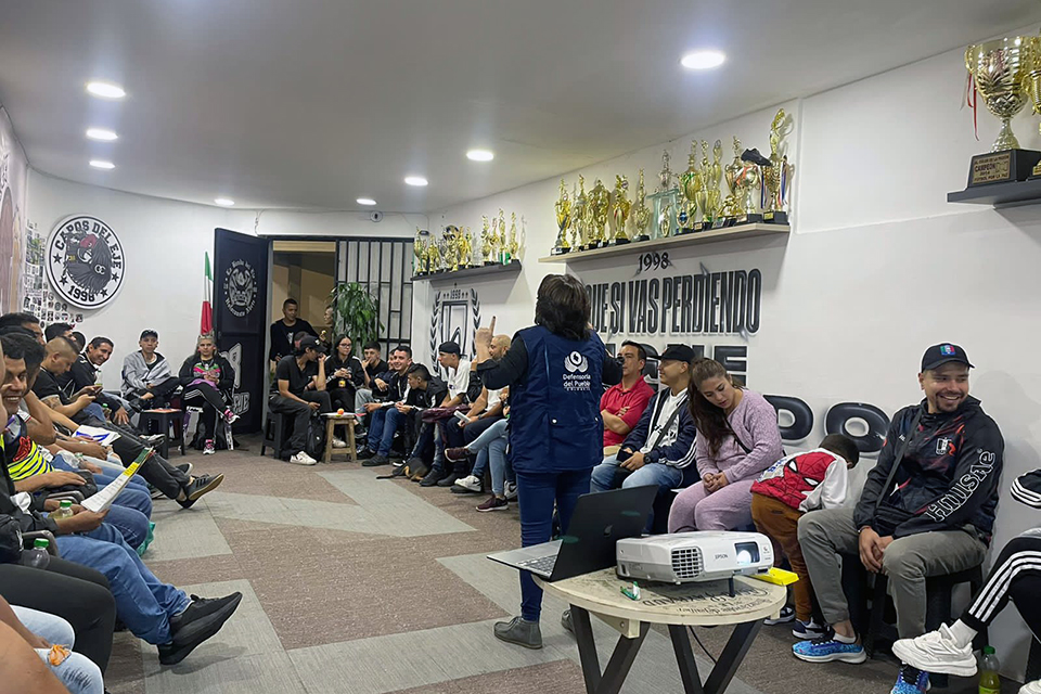 Finaliza con éxito el Plan de Formación en Derechos Humanos para barras de equipos de fútbol profesional