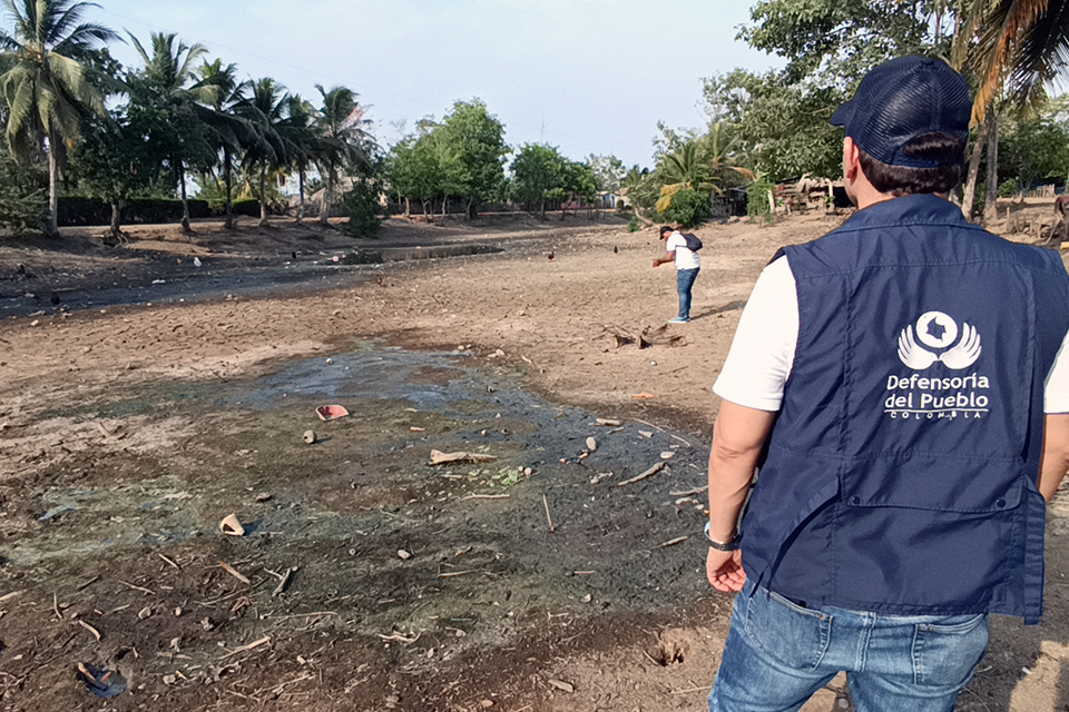 Obras antrópicas estarían afectando cauce del caño Pereque en el corregimiento El Carito, en Lorica, Córdoba