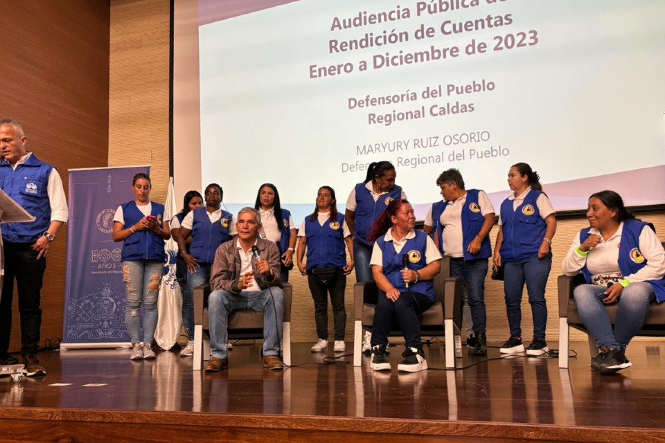 Defensoría del Pueblo Regional Caldas rinde cuentas en Manizales