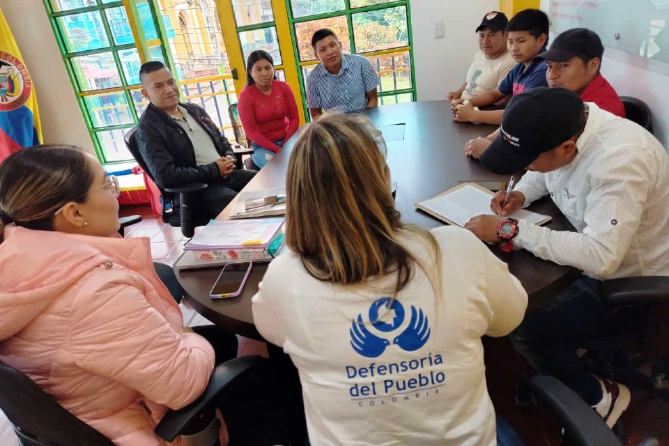 Defensoría lidera proceso de restablecimiento de derechos de comunidad indígena Embera Chamí en Quindío