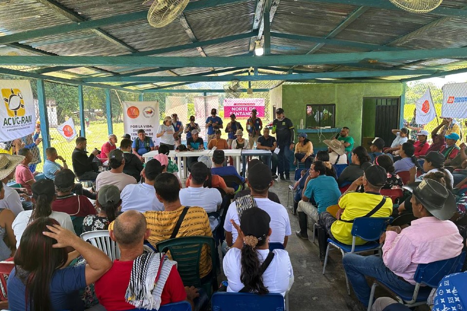 Defensoría continúa con la protección de derechos  de las comunidades en el Catatumbo