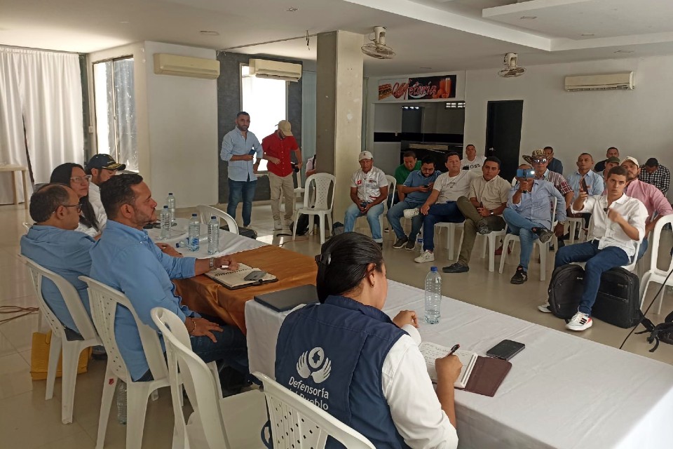 Defensoría del Pueblo continúa acompañando diálogo por desmonte o reubicación del peaje Las Flores en Sucre