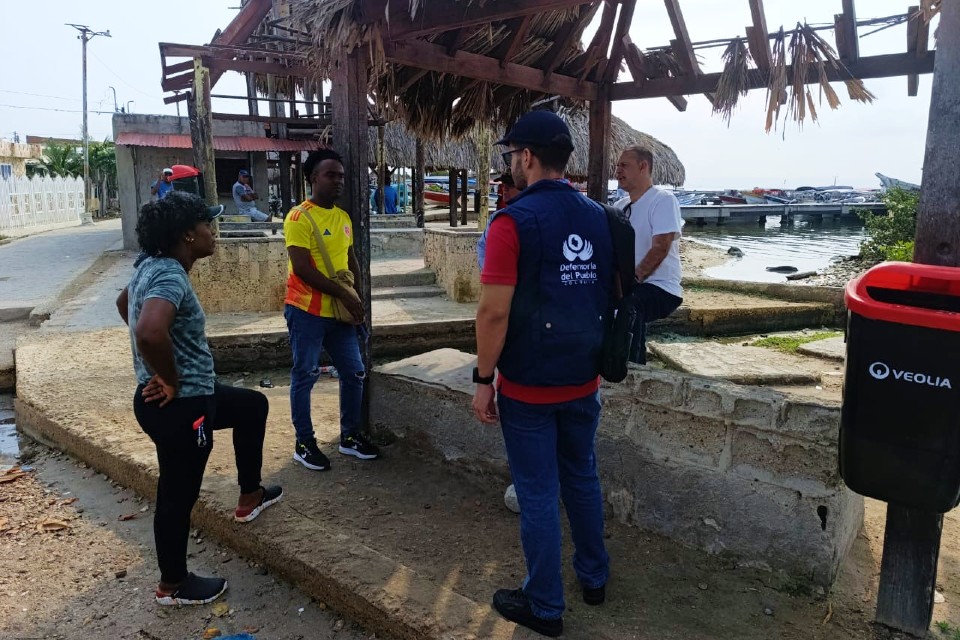 Defensoría hace seguimiento a proyecto de abastecimiento de agua en la isla de Tierra Bomba, Cartagena