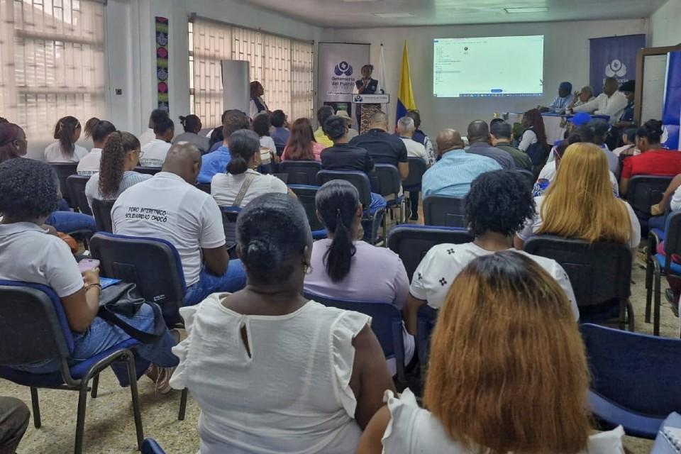 Cerca de 7.000 casos de derechos fundamentales vulnerados atendió la Defensoría en Chocó en 2024