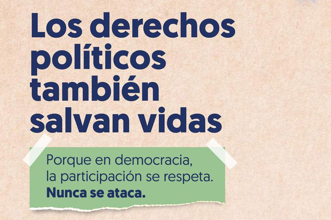 Los Derechos Políticos son el pilar de la democracia