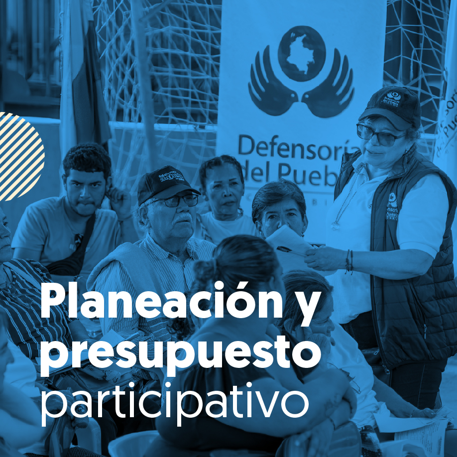 Botón: Planeación y/o presupuesto participativo