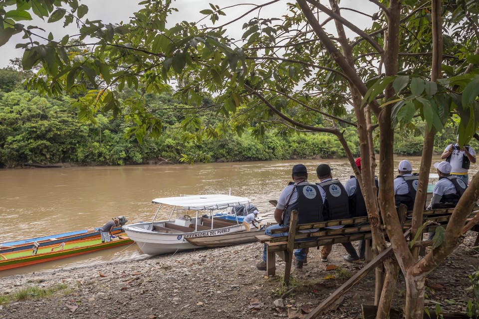 funcionarios en terreno