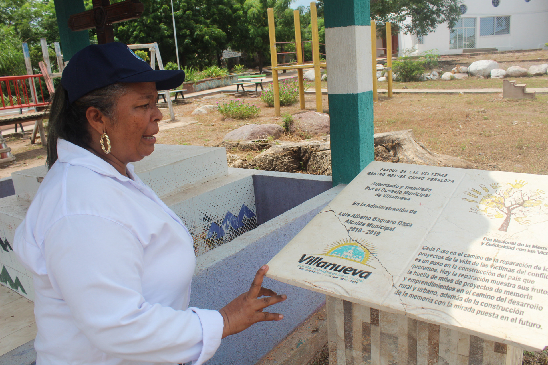 Sandra Forero representa la voz de las víctimas que lideran procesos de incidencia y exigencia de derechos en Villanueva. 