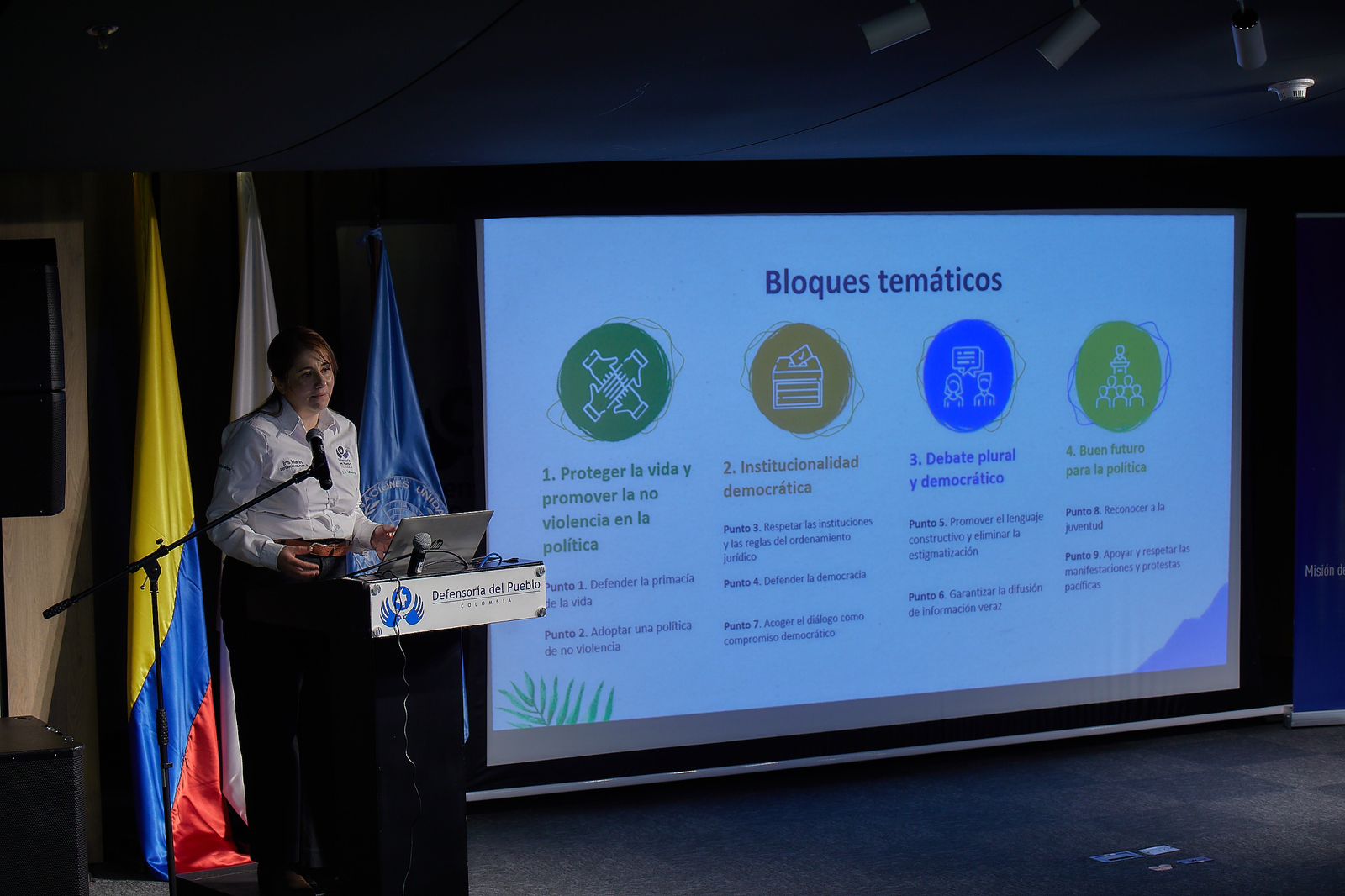 Presentación Defensora