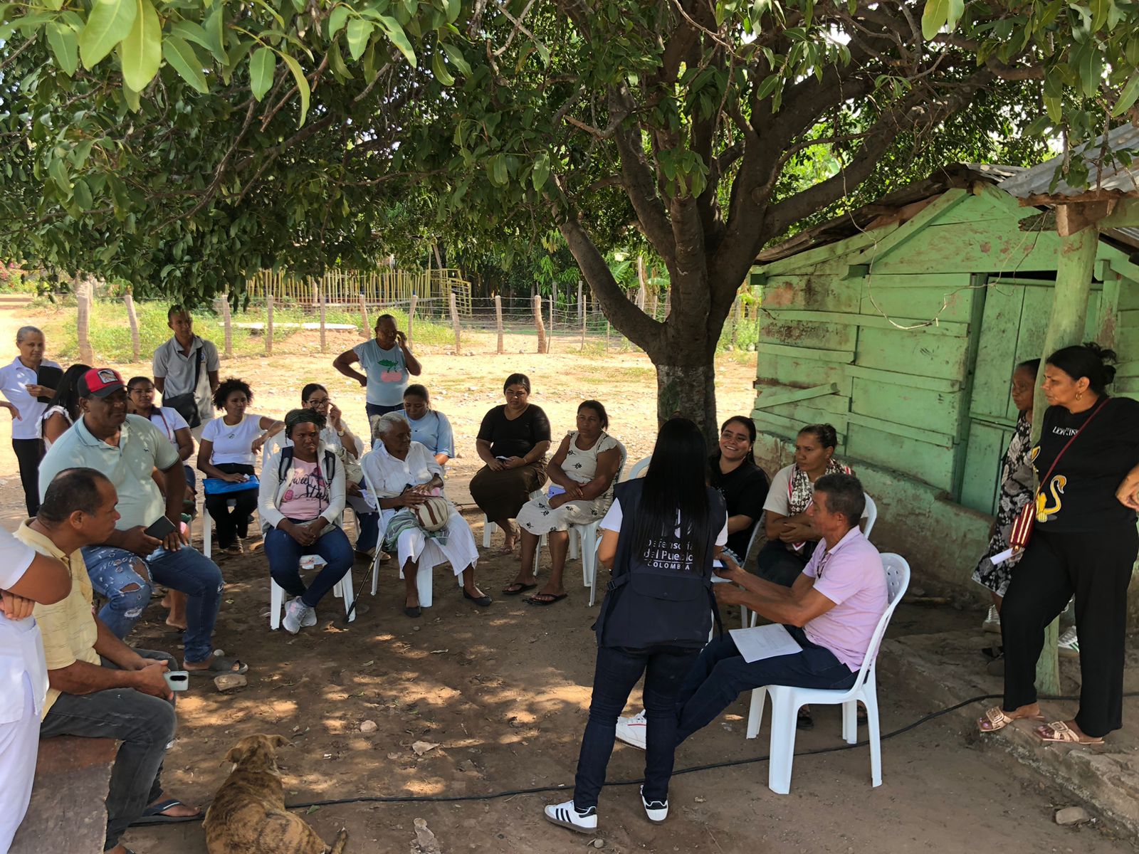Comunidad en San Juan del Cesar recibe atención de la Defensoría