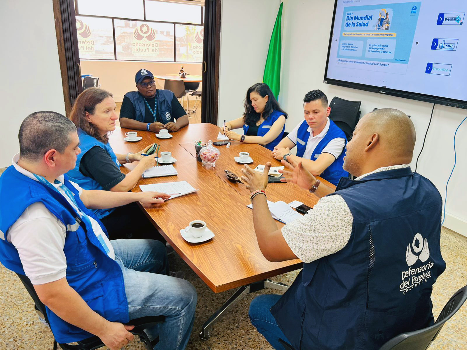 Reunión Defensoría y ACNUR en Quibdó