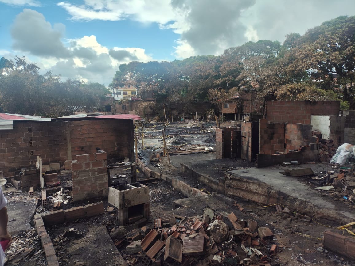 Escenario del incendio en Ibagué