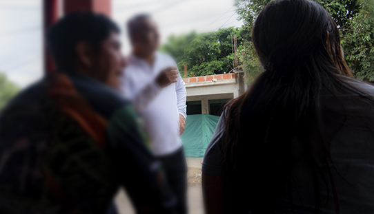 Víctima de mina antipersonal