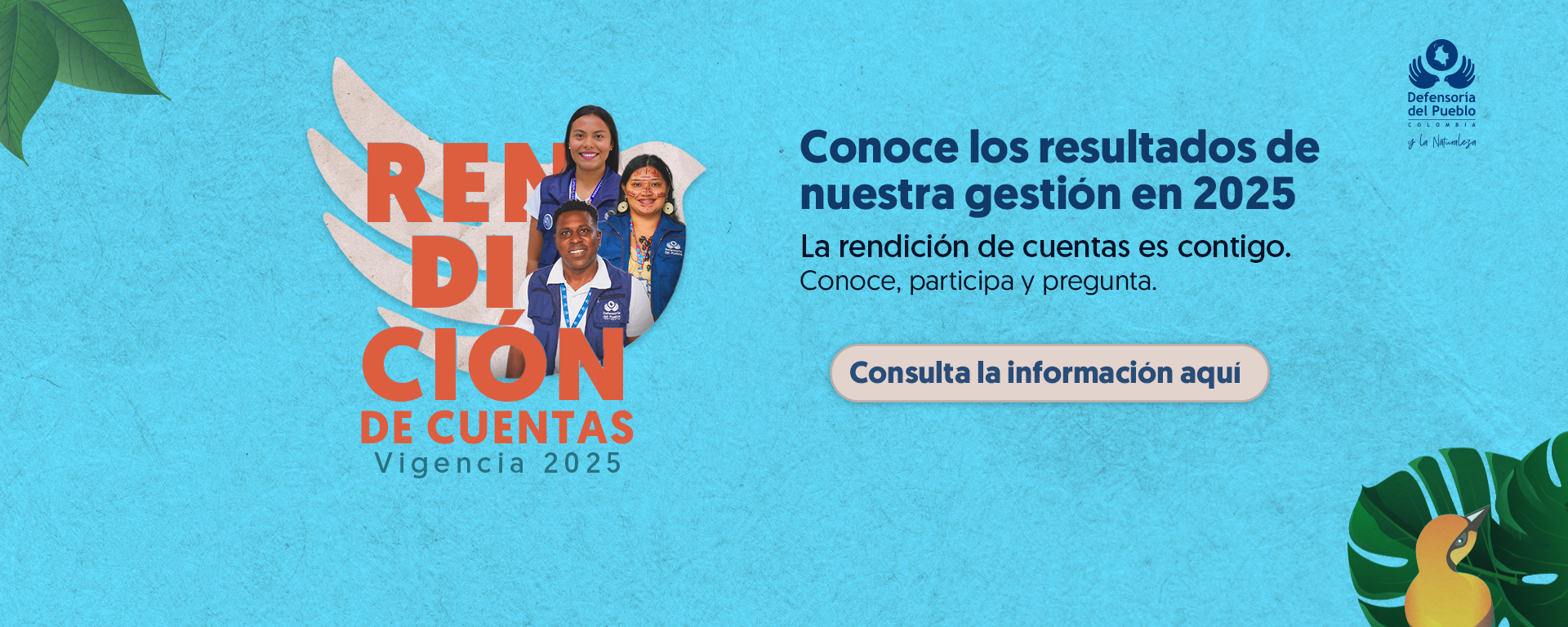 Banner Rendición de Cuentas Defensoría del Pueblo