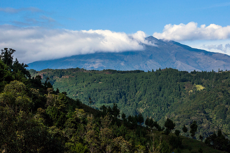 Volcán Galeras. Imagen tomada https://situr.narino.gov.co/atractivos-turisticos/volcan-galeras?page=3