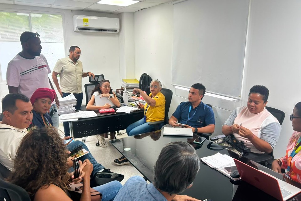 Mesa técnica en San Andrés.