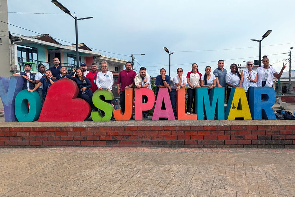 Equipo de la Defensoría en San José del Palmar.