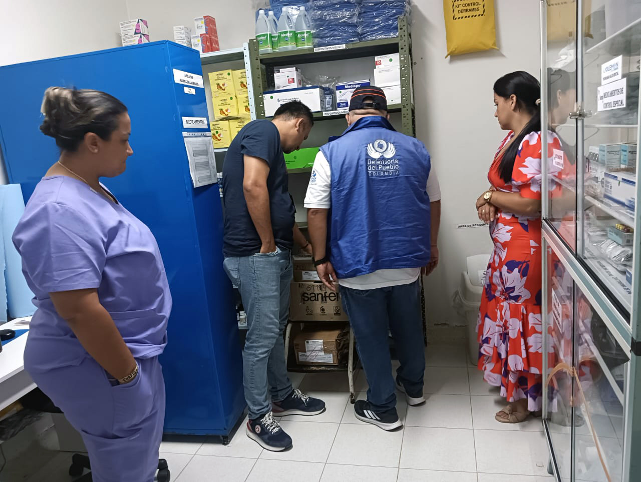 Verificacion territorial por parte de delegados de la Defensoria del Pueblo en el sur del Tolima