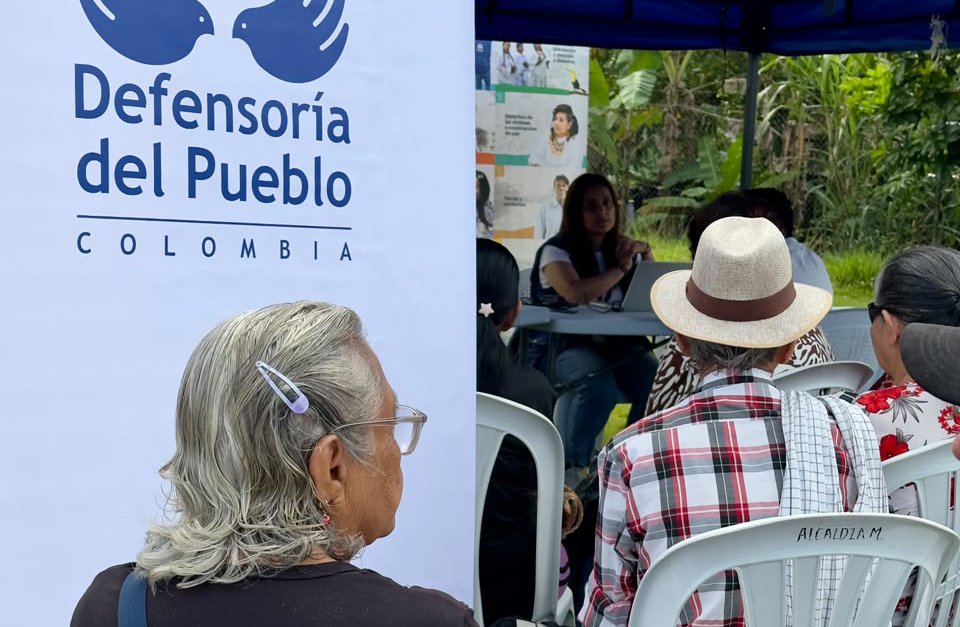 Desarrollo de la jornada de atención y promoción de derechos humanos en el departamento de Caldas