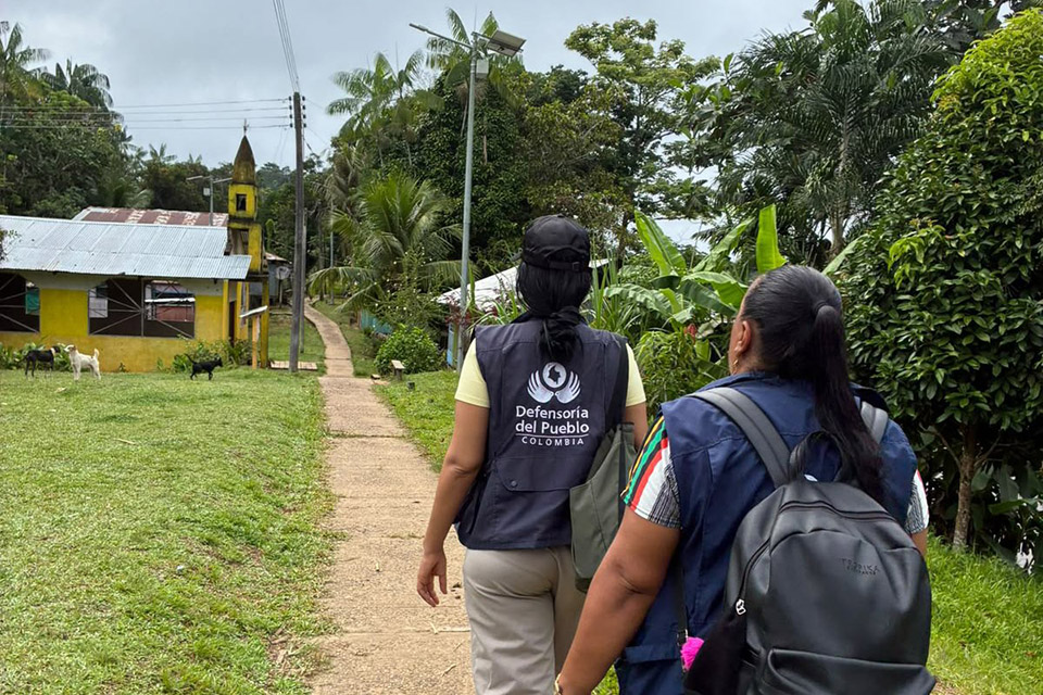 Visita a San Juan del Soco, en Amazonas.
