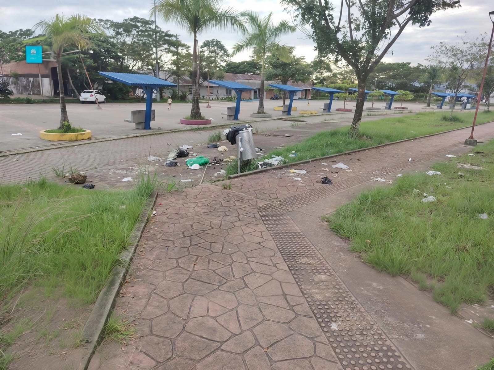 Estado de las calles y vías principales en Villagarzón, Putumayo