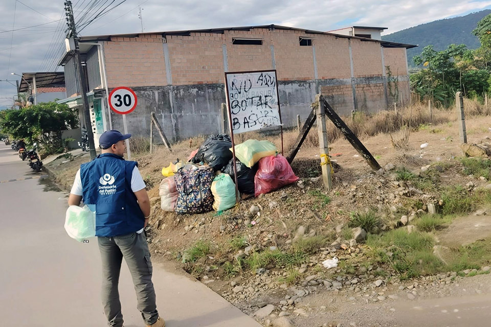 Manejo inadecuado de los residuos sólidos en Putumayo.