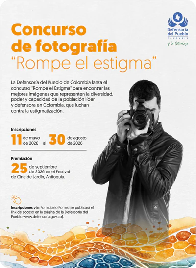 Afiche del concurso: inscripciones del 11 de mayo al 4 de septiembre de 2026 y premiación el 25 de septiembre en el Festival de Cine de Jardín, Antioquia.