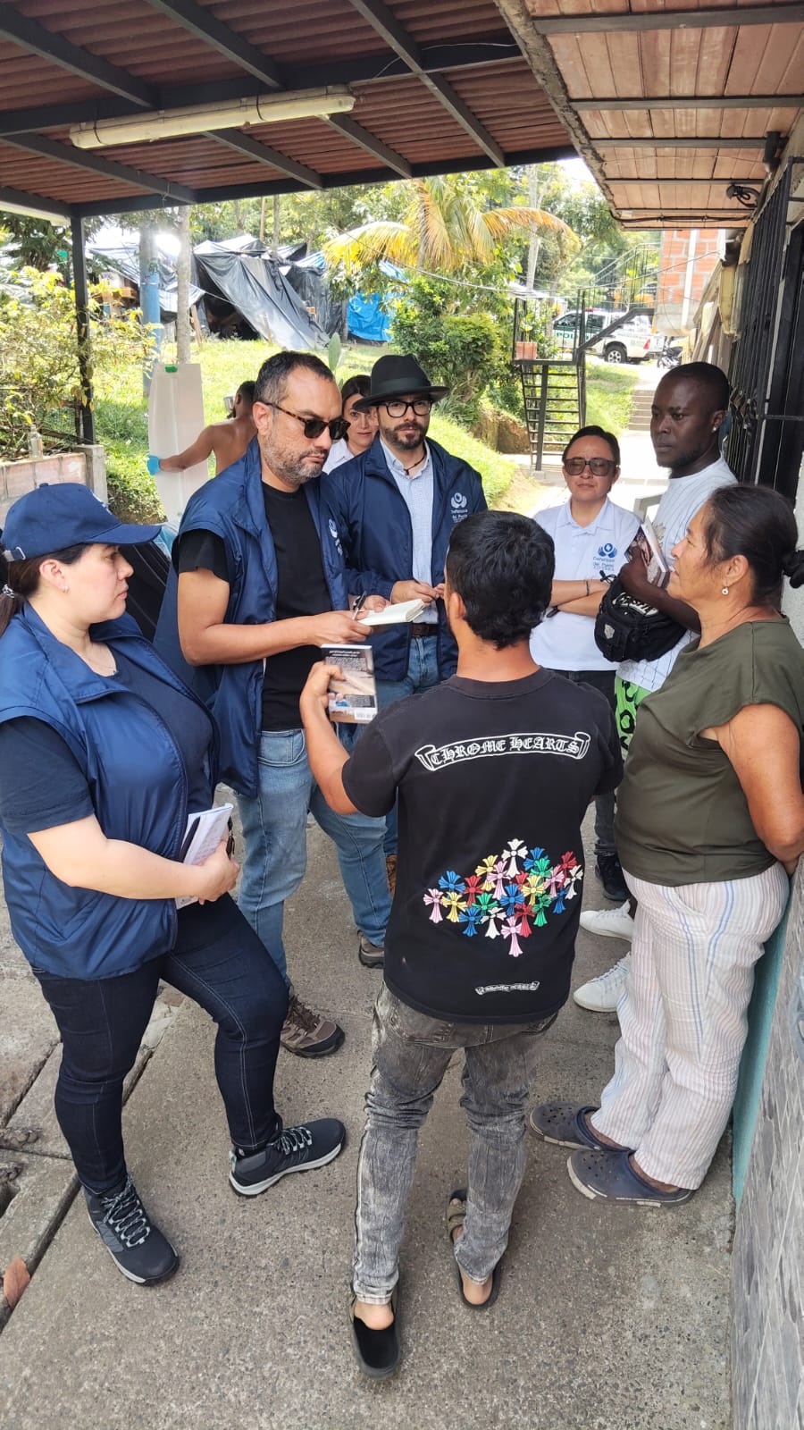 Acompañamiento a la comunidad en Pereira.