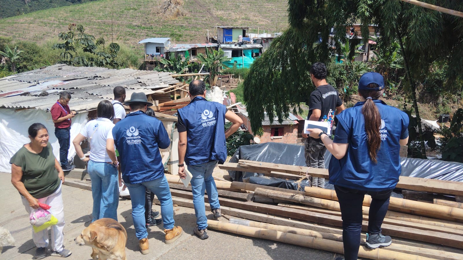 Visitas de verificación de derechos en albergues formales e informales de Pereira.