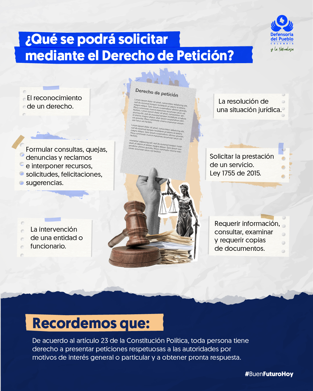 Conoce aquí todo sobre el derecho de petición - Pieza 1