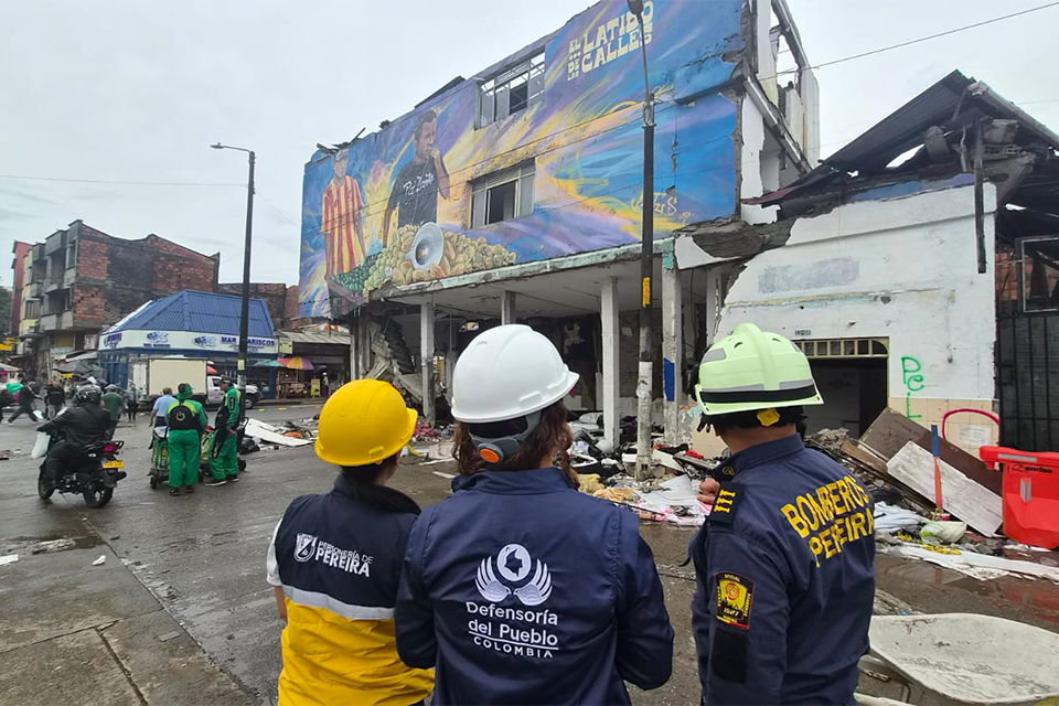 Funcionaria de la Defensoría en Pereira.