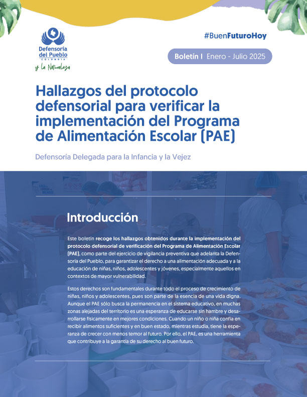 Programa de alimentación escolar (PAE)