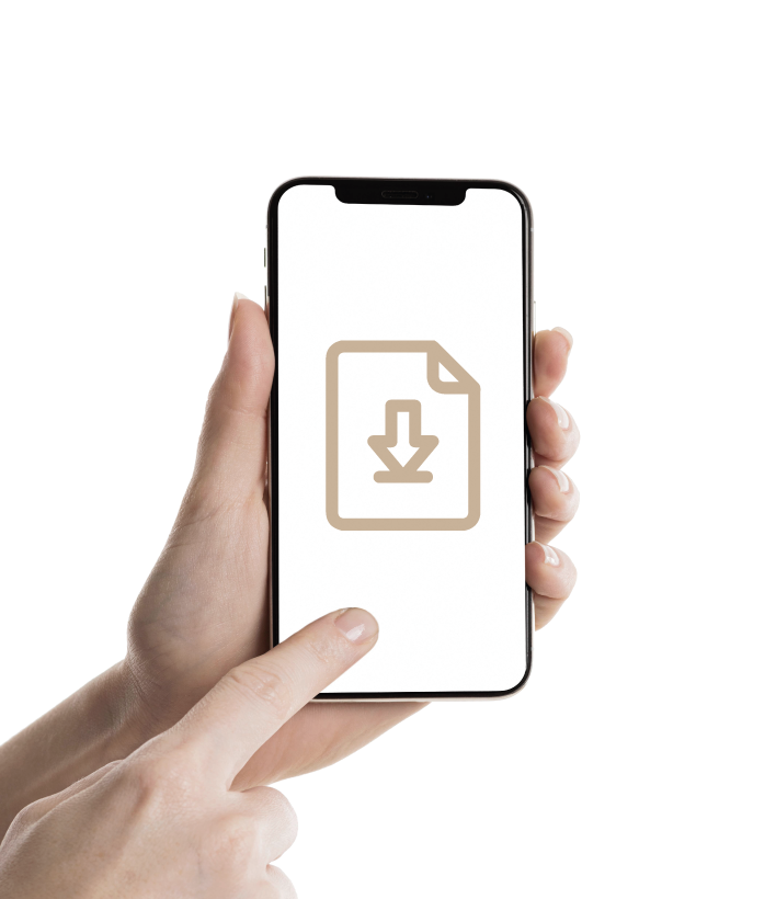mano sosteniendo un celular