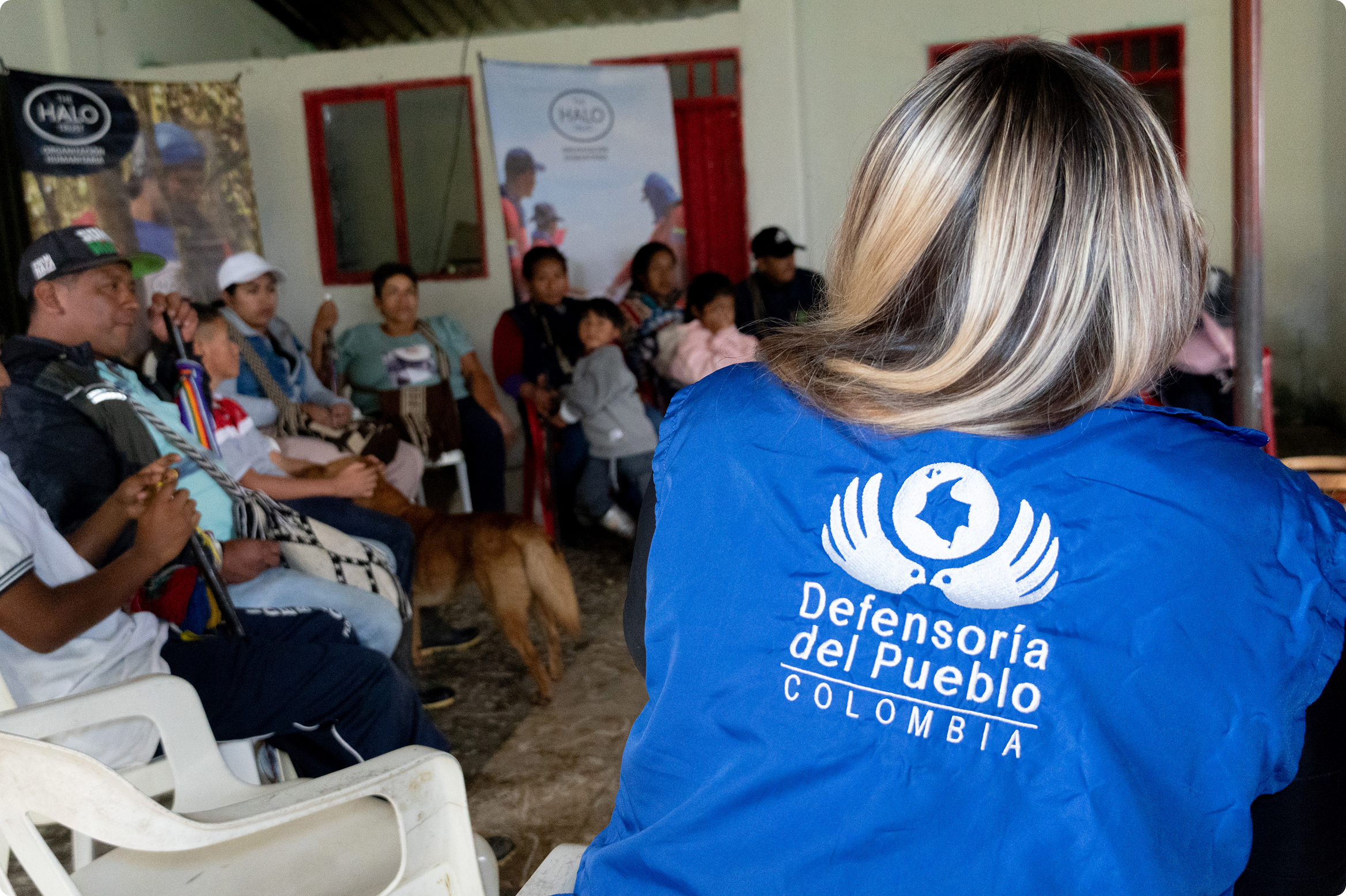 Acompañamiento de la Defensoría del Pueblo a la comunidad de Las Brisas