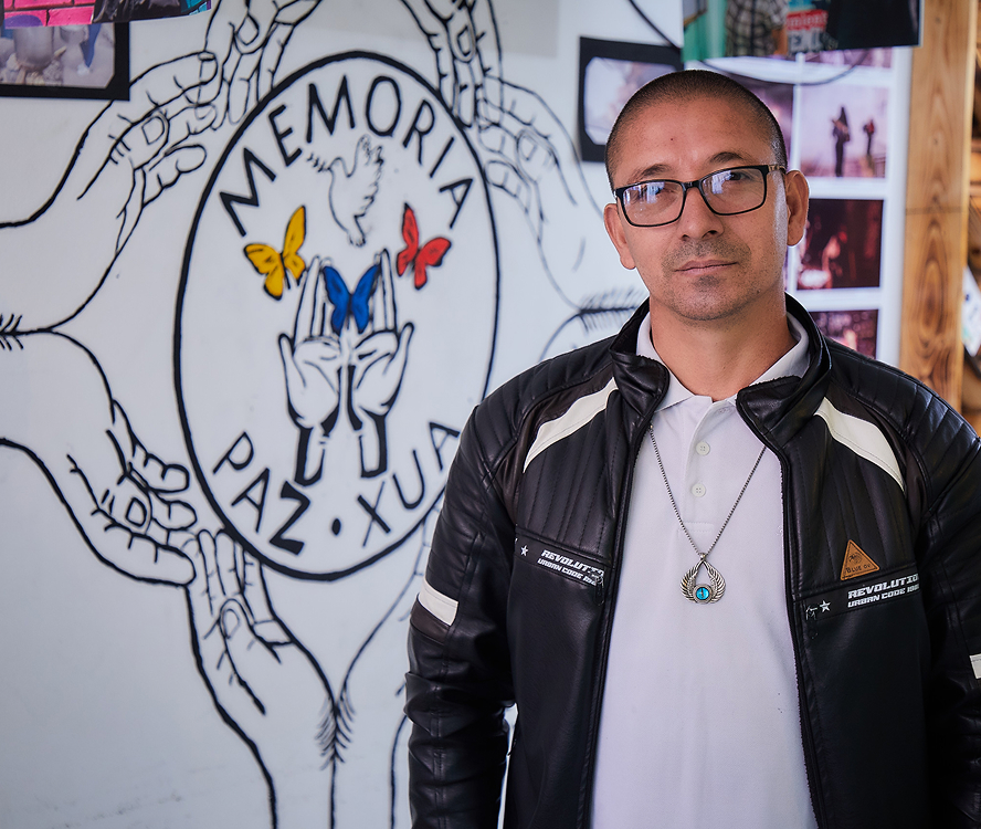 Patricio Ramos en la Casa de la Memoria, Paz y Reconciliación